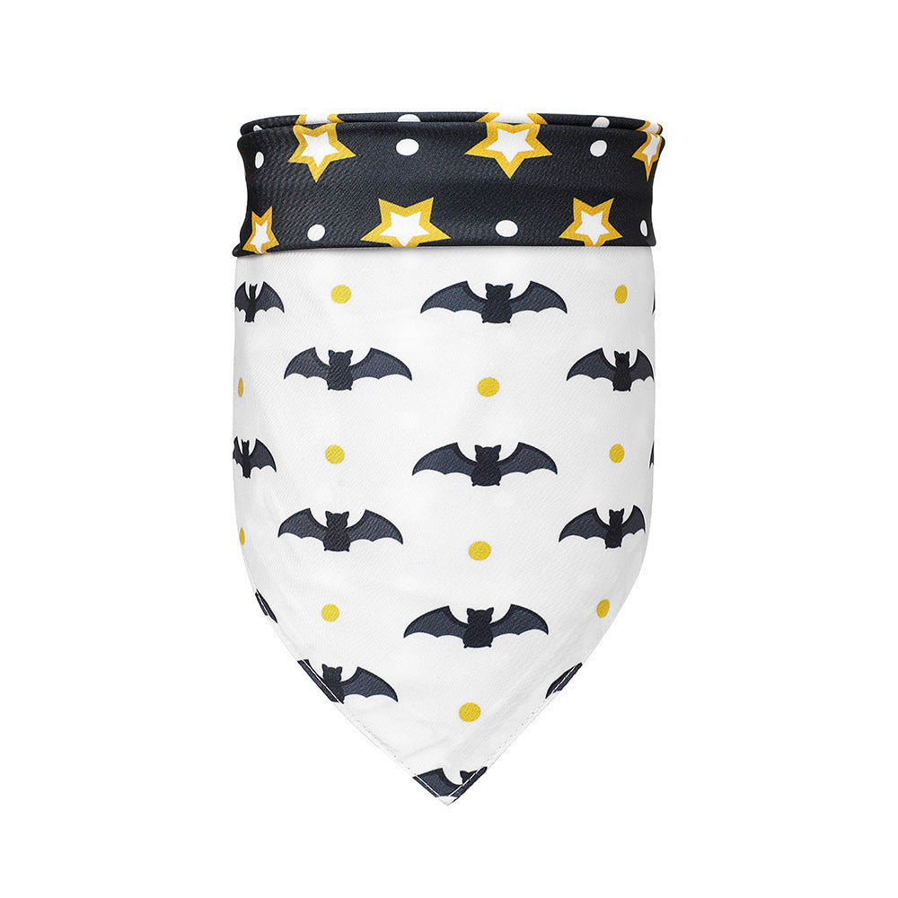 Pumpkin Bat Bib Scarf