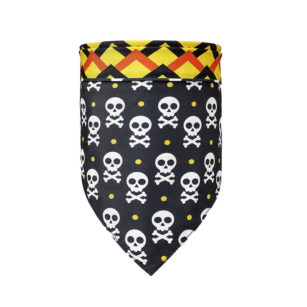 Pumpkin Bat Bib Scarf