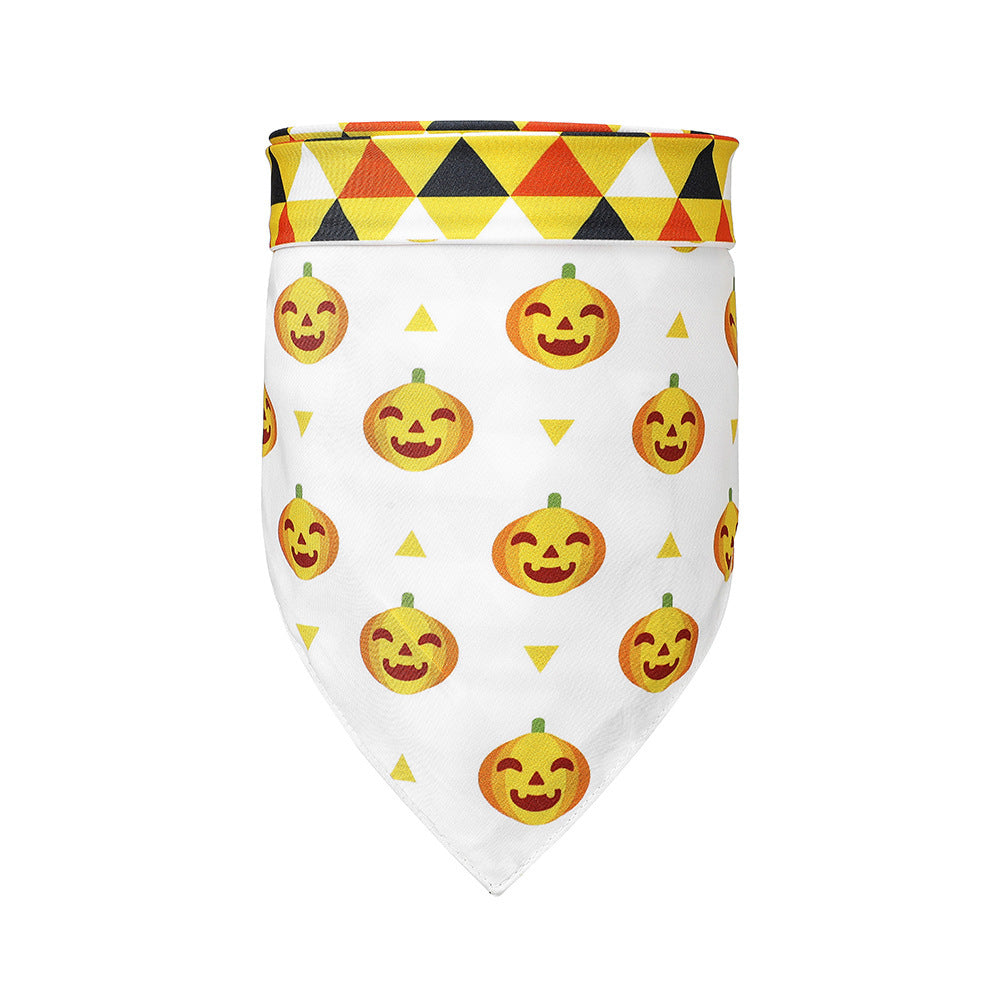 Pumpkin Bat Bib Scarf